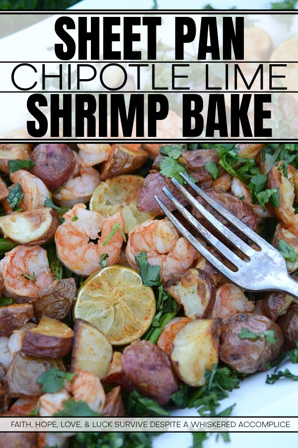 Sheet Pan Chipotle Lime Shrimp Bake - Red potatoes, asparagus, broccolini, and shrimp transform into the perfect sheet pan meal with the addition of chipotle, lime juice, and melted butter. This seafood dinner is great for when you have company on a busy evening because it tastes amazing but takes very little effort to throw together. You can use asparagus, broccolini, or a mix of the two. It’s all about what's available for a decent price.