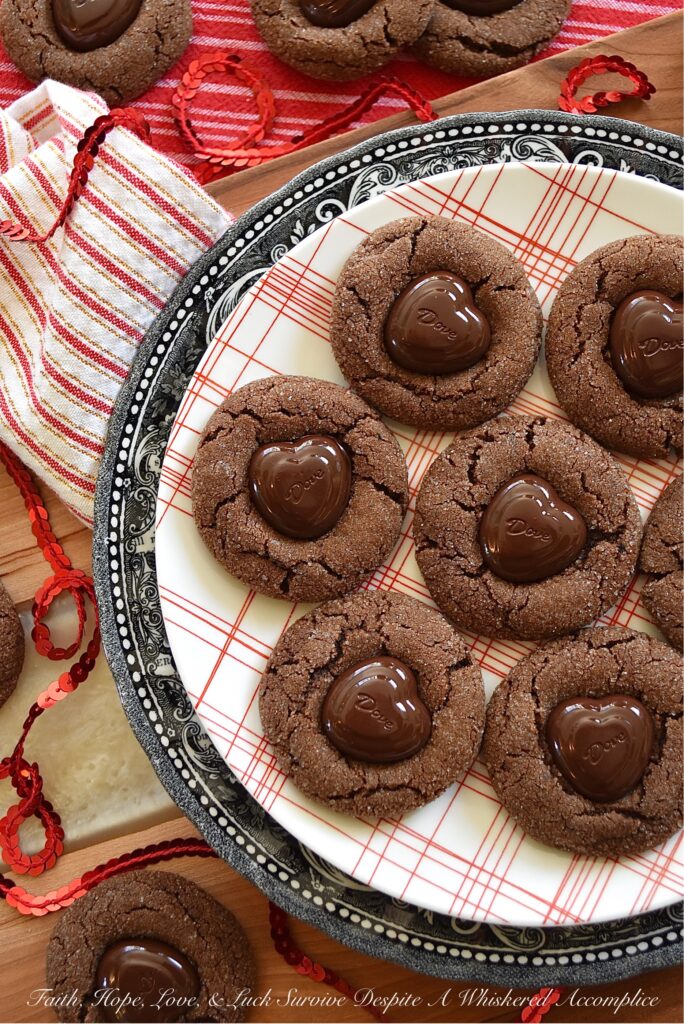 Heart-Melting Chocolate Espresso Cookies - If you're looking for a chocolate cookie that will truly melt your heart this Valentine's Day, then you're really going to fall in love with these Heart-Melting Chocolate Espresso Cookies. They're chocolaty, crunchy, and sweet, with a lovely espresso flavor. And for the finishing touch, each cookie is topped with a heart-shaped chocolate that literally melts into it. How can your heart not totally melt over these cookies?