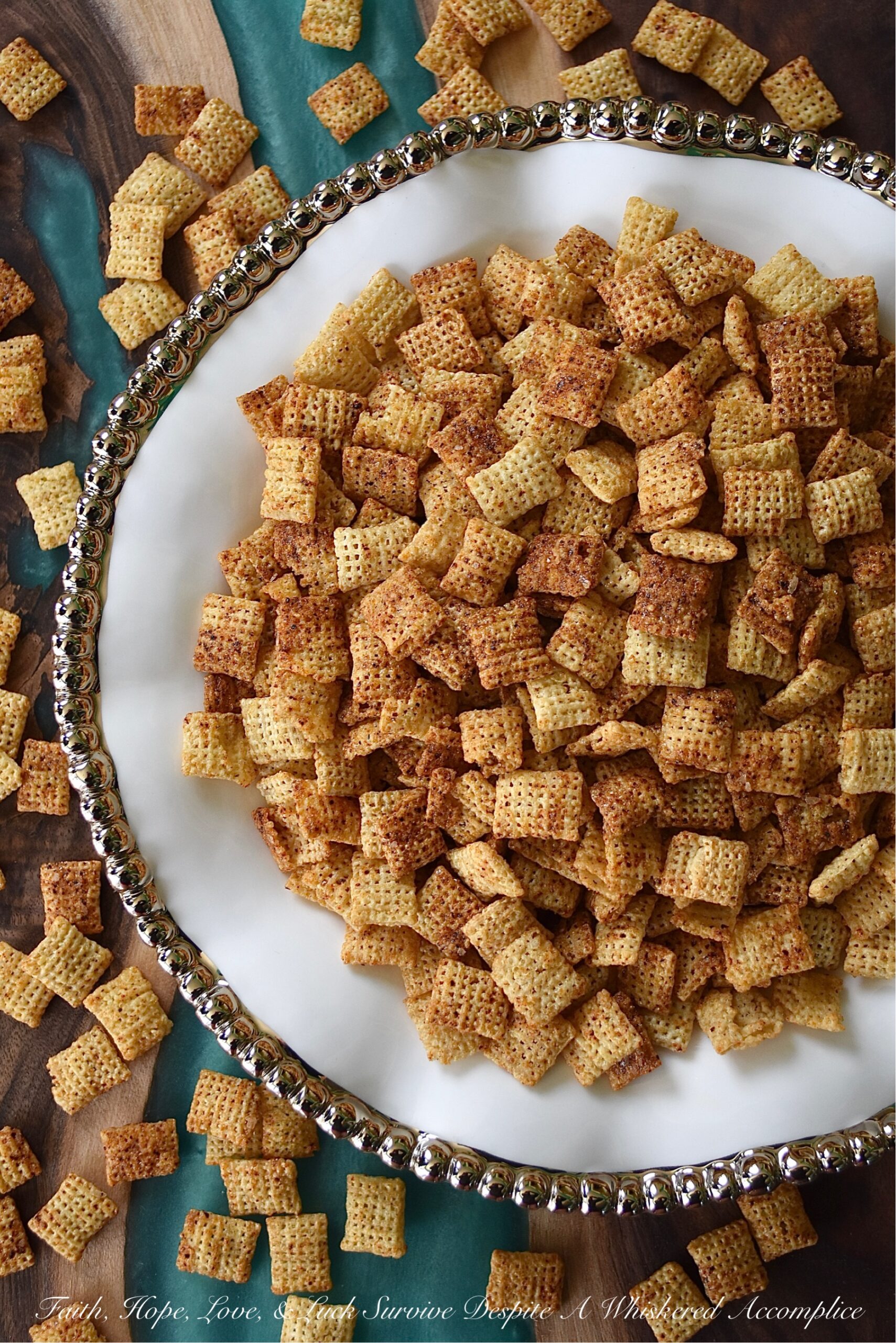 Gluten-Free Sweet & Salty Baked Spicy Rice Chex