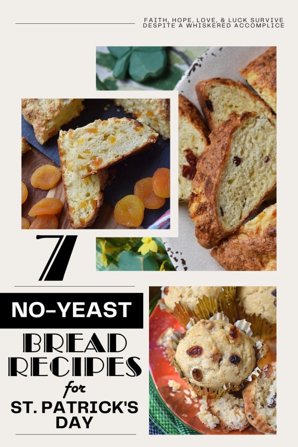 7 No-Yeast Bread Recipes for St. Patrick's Day - St. Patrick's Day is the perfect holiday to bake a warm crusty loaf of no-yeast bread. So, for those of you that suffer from a healthy fear of all things yeast, here are seven original recipes to accompany your traditional Irish fare that require absolutely no yeast. And, as a bonus to several recipes for delicious soda bread, you'll also find a few mouth-watering recipes for crescent rolls, muffins, and scones to help you celebrate the special holiday.