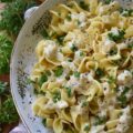 Creamy Irish Whiskey Butter Noodles with Fennel - How can you turn an ordinary bag of egg noodles into something truly spectacular? Simply toss those egg noodles with a creamy sauce that uses butter, finely chopped fennel, Irish whiskey, and just the right amount of heavy whipping cream to transform plain, basic, nothing-all-that-special noodles, into something you most assuredly won't soon forget.