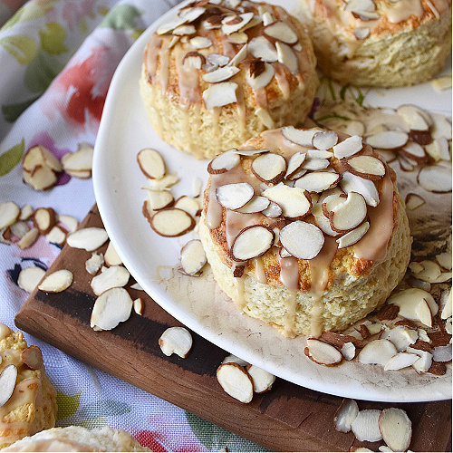 Baileys Irish Cream Almond Scones - 7 No-Yeast Bread Recipes for St. Patrick's Day - St. Patrick's Day is the perfect holiday to bake a warm crusty loaf of no-yeast bread. So, for those of you that suffer from a healthy fear of all things yeast, here are seven original recipes to accompany your traditional Irish fare that require absolutely no yeast. And, as a bonus to several recipes for delicious soda bread, you'll also find a few mouth-watering recipes for crescent rolls, muffins, and scones to help you celebrate the special holiday.