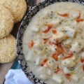 Granulated Garlic & Onion Potato Cheese Soup - When you don't have fresh garlic or onion on hand, you can still make a warm, comforting bowl of cheesy potato soup with ingredients you most likely have hanging out in your spice cabinet. Granulated or powdered garlic and onion add so much flavor to almost any recipe, especially when paired with other dried herbs and seasonings. This potato and cheese soup is the perfect example of how granulated or powdered garlic and onion can create a rich, creamy, flavorful bowl of cheesy goodness.