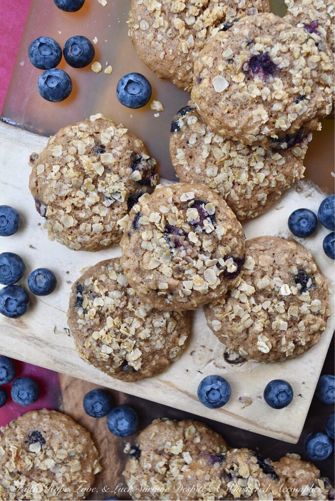 Oatmeal Spice Cake Mix Cookies with Blueberries - When blueberries are in season, it's a great time to use them in your baking. However, even if they're not in season, these moist oatmeal cookies made with a store-bought box of spice cake mix will still highlight even the blandest blueberry's gorgeous fruit flavor. If you're a fan of soft, cakey, fruit-filled cookies, then this is the recipe for you.