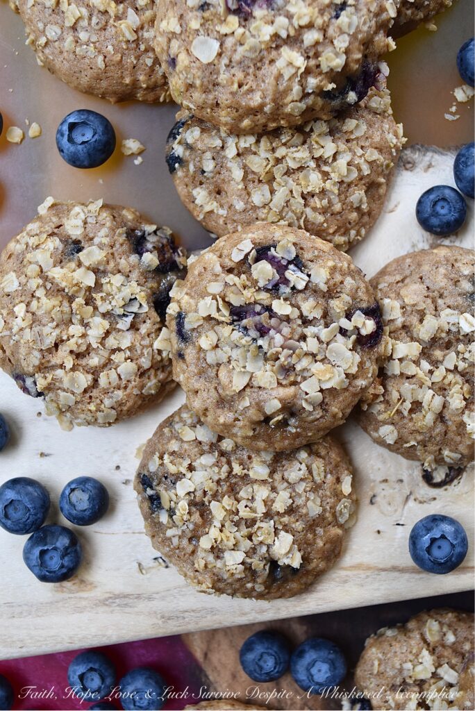 Oatmeal Spice Cake Mix Cookies with Blueberries - When blueberries are in season, it's a great time to use them in your baking. However, even if they're not in season, these moist oatmeal cookies made with a store-bought box of spice cake mix will still highlight even the blandest blueberry's gorgeous fruit flavor. If you're a fan of soft, cakey, fruit-filled cookies, then this is the recipe for you.