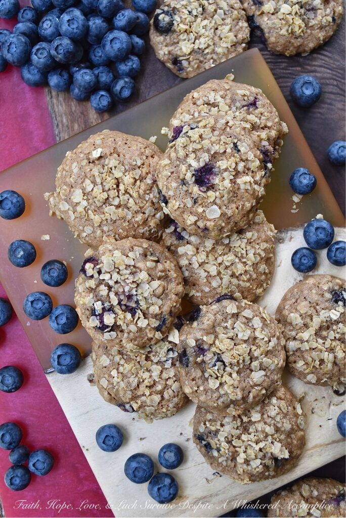 Oatmeal Spice Cake Mix Cookies with Blueberries - When blueberries are in season, it's a great time to use them in your baking. However, even if they're not in season, these moist oatmeal cookies made with a store-bought box of spice cake mix will still highlight even the blandest blueberry's gorgeous fruit flavor. If you're a fan of soft, cakey, fruit-filled cookies, then this is the recipe for you.