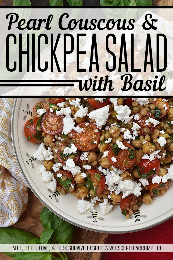 Pearl Couscous & Chickpea Salad with Basil - This easy-to-make side dish truly takes advantage of when fresh basil and cherry or grape tomatoes are in season. Add in chickpeas or garbanzo beans, pearl couscous, and a simple balsamic vinaigrette for a salad that pairs well with almost any summer meal. Oh, and don't forget the crumbled feta, because cheese makes every summer salad side dish even more irresistible.
