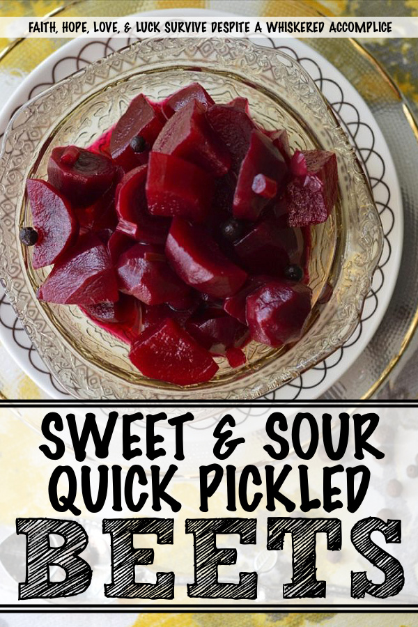 Sweet & Sour Quick Pickled Beets - Life is all the sweeter when a little bit of sourness is mixed in. These sweet and sour pickled beets are the perfect side to any dish. They make every meal a little bit sweeter and are a great addition to salads, sandwiches, or even the most elaborate charcuterie board presentation.