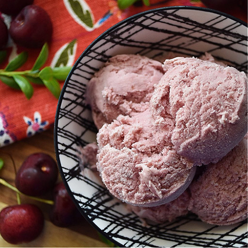 Cherry Brown Sugar Bourbon Ice Cream - 10 Must-Make Summer Ice Cream Recipes - There's no better time of year to enjoy a bowl of ice cream than during the hot summer months of June, July, and August. And when that ice cream's homemade, it's even more enjoyable. So, break out the ice cream machine and get ready to churn an unforgettably rich and creamy frozen dessert treat to help you survive the scorching summer heat.