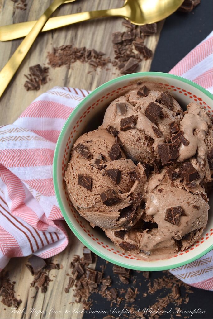 Triple Chocolate Ricotta Ice Cream - Not only is ice cream made with ricotta cheese super flavorful, but it also has a creamy texture that just can't be beaten. You're going to absolutely fall in love with this rich, thick, and extremely decadent triple chocolate summer ice cream. Fair warning, you're not going to want to quit eating it once you start.
