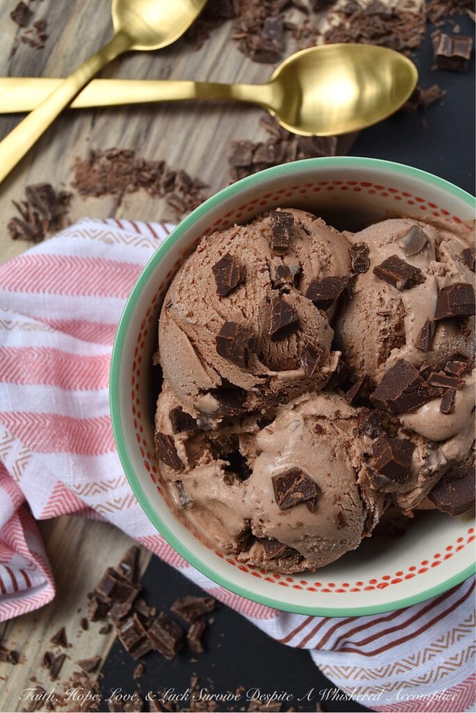 Triple Chocolate Ricotta Ice Cream - Not only is ice cream made with ricotta cheese super flavorful, but it also has a creamy texture that just can't be beaten. You're going to absolutely fall in love with this rich, thick, and extremely decadent triple chocolate summer ice cream. Fair warning, you're not going to want to quit eating it once you start.