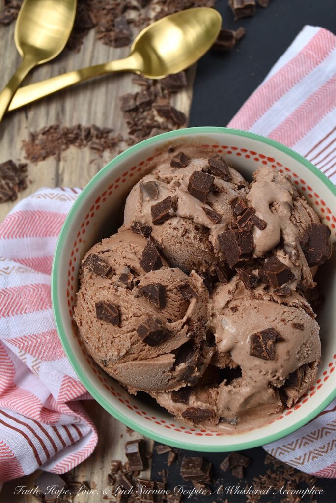 Triple Chocolate Ricotta Ice Cream - Not only is ice cream made with ricotta cheese super flavorful, but it also has a creamy texture that just can't be beaten. You're going to absolutely fall in love with this rich, thick, and extremely decadent triple chocolate summer ice cream. Fair warning, you're not going to want to quit eating it once you start.
