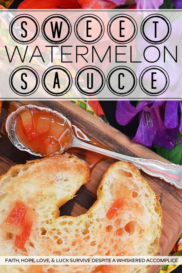 Sweet Watermelon Sauce - Whether drizzled over a warm croissant or used as a mixer in your favorite summer cocktail, this sweet watermelon sauce is sure to win your taste buds over.