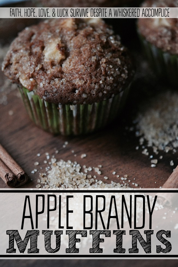 Apple Brandy Muffins - These brandy-infused sugar-coated apple muffins will totally win your heart over with their delicate cinnamon, brandy, and vanilla flavor. A healthy amount of chopped fall apples also helps keep these muffins moist on the inside, while a sprinkling of Demerara sugar on top, makes them crunchy on the outside. Really, it's just the perfect autumn combination.