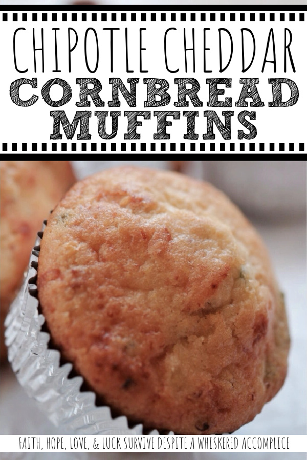 Chipotle Cheddar Cornbread Muffins - When it comes to making the perfect cornbread muffins, there is a little secret that takes them from good to great. Folding in a generous amount of corn that has been sautéed with bacon, scallions, and heavy whipping cream. To balance the sweet creamy corn, bacon, and scallion mixture, these muffins also have both chipotle powder and chipotles in adobo sauce for a nice added kick. The result is a delicious, savory cornbread muffin that is sure to please even the pickiest of eaters.
