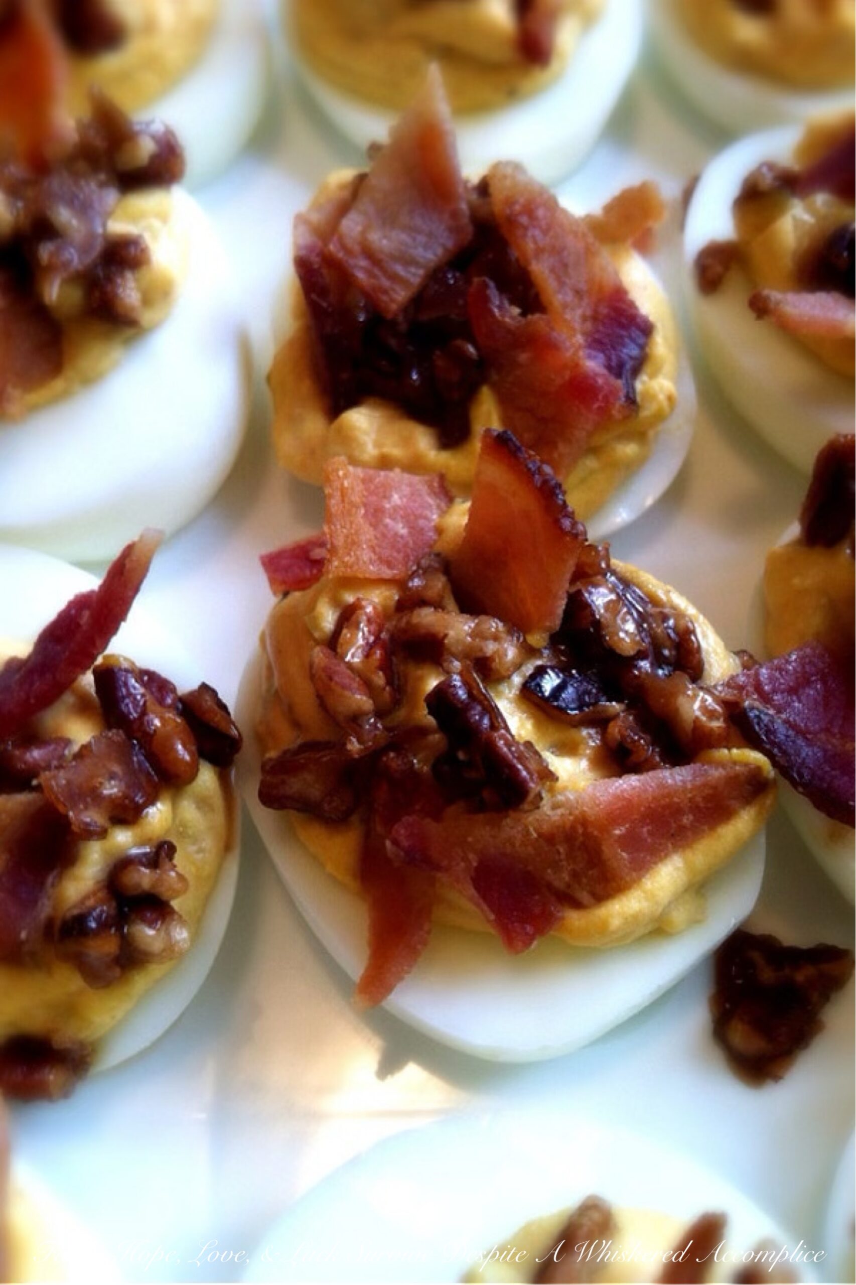 Pumpkin Deviled Eggs