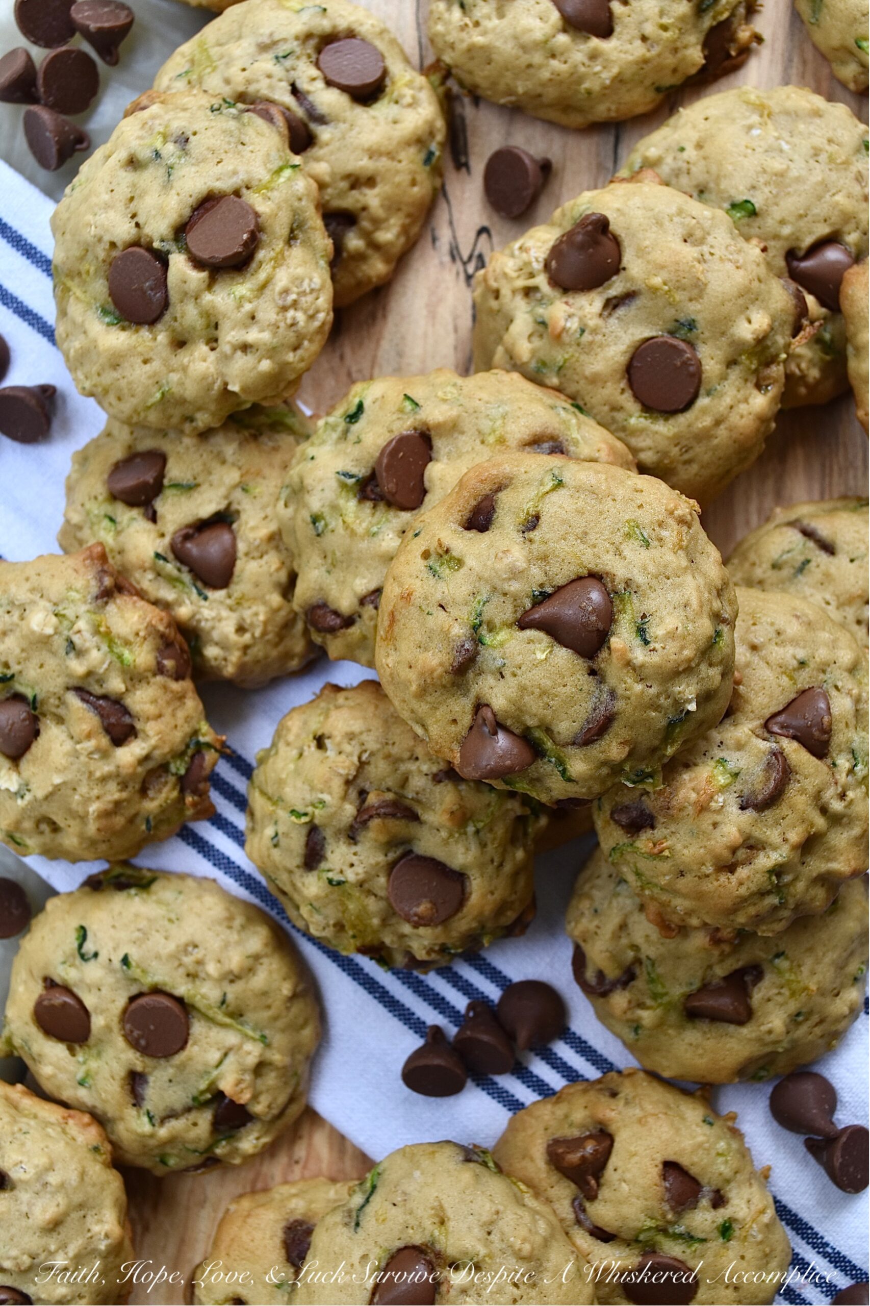 Soft Zucchini Milk Chocolate Chip Cookies