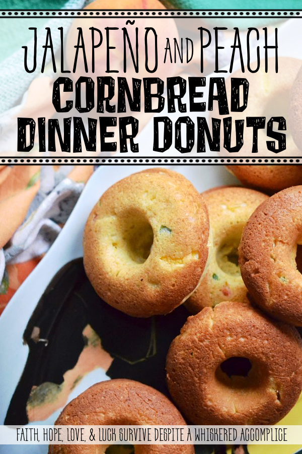 Jalapeño and Peach Cornbread Dinner Donuts - Donuts aren't just for breakfast anymore. Diced jalapeño and peaches make these cornbread dinner donuts a particularly delicious treat with just the right hint of sweet and spicy flavor. They're definitely worth trying out if you're looking for a unique and delicious dinner treat.