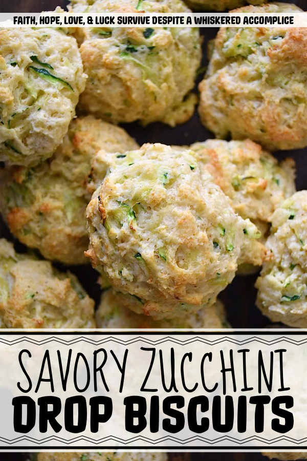 Savory Zucchini Drop Biscuits - With zucchini in season, these buttery, easy-to-make drop biscuits make a delicious addition to any summer meal. The result is a delicious, light, and savory biscuit that pairs perfectly with various dishes. Serve them as a side to your favorite summer soups or salads, or enjoy them as a snack with a pat of rich creamy butter. Whatever way you choose, savory zucchini drop biscuits will make your summer meals all the more special.