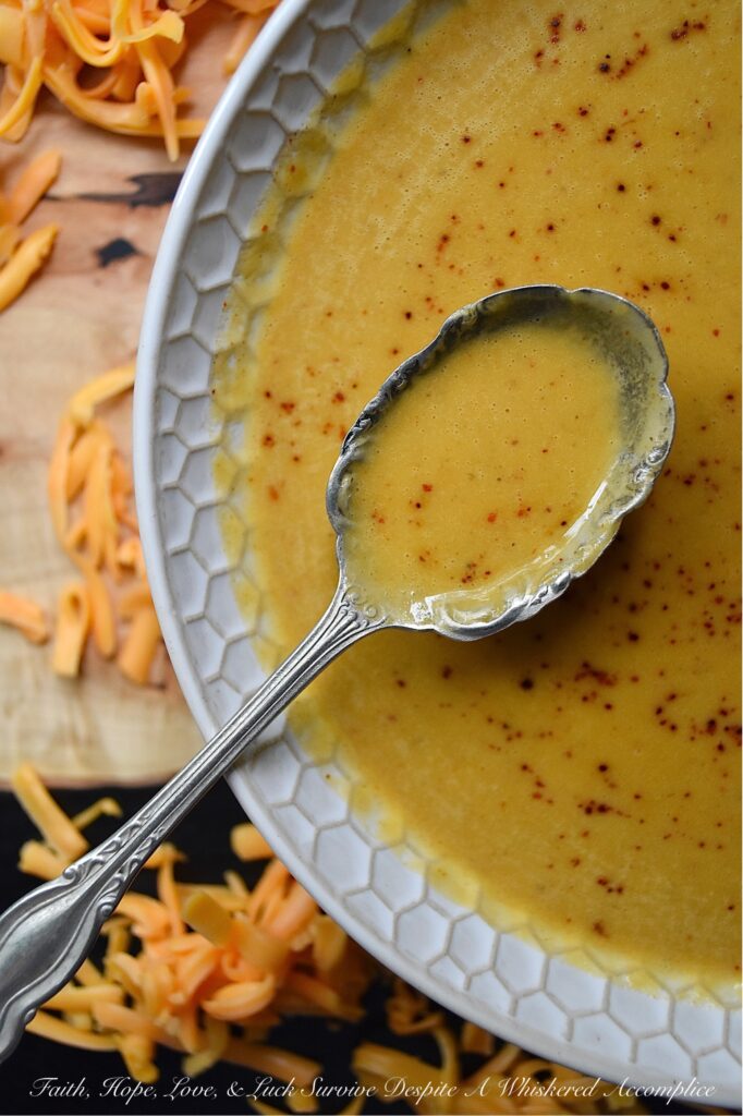 Crockpot Mexican Butternut Squash Soup - This butternut squash soup is a delicious and easy Mexican-inspired meal that can be made in either a crockpot or a slow cooker. Diced butternut squash is combined with chicken broth, green chile enchilada sauce, and homemade taco seasoning. After slowly cooking for 8 hours on low heat, heavy whipping cream is added, and then the soup is blended until smooth and creamy. If you love tacos, then you'll definitely love this amazing Mexican crockpot soup.