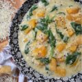 Creamy Parmesan Butternut Squash Rice Soup - This creamy one-pot soup recipe is so easy to make and requires very few ingredients. Butternut squash, jasmine rice, baby spinach, and parmesan cheese all come together to create a comforting, rich, and flavorful cheesy soup that's perfect for any chilly evening. And, the best part is, that it doesn't take much time to prepare, which means that this is the perfect cold weather weeknight meal.