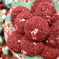 White Chocolate Red Velvet Cake Mix Cookies - Cake mix cookies are a delicious way to enjoy a sweet treat without having to spend a lot of time in the kitchen. These red velvet cake mix cookies are soft, cakey, and absolutely delicious. Plus, the addition of chopped white chocolate to the cookie dough gives these vibrant red velvet cookies a festive red-and-white color combination that's perfect for the holidays.
