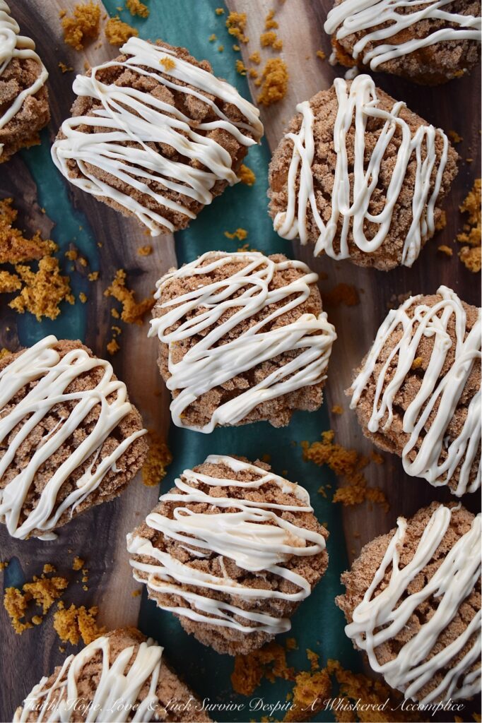 Pumpkin Streusel Breakfast Squares - These breakfast squares are an easy and delicious way to start your day. Whether you make them in a brownie bar pan or a muffin tin, you'll be amazed at the transformation of an ordinary box of spice cake mix into something extraordinary. The sweet pumpkin flavor is enhanced with a cinnamon streusel topping and a decadent powdered sugar drizzle. With the simple ingredients and minimal prep time involved in making these delightful breakfast squares, you'll be sure to have a delicious start to your day.