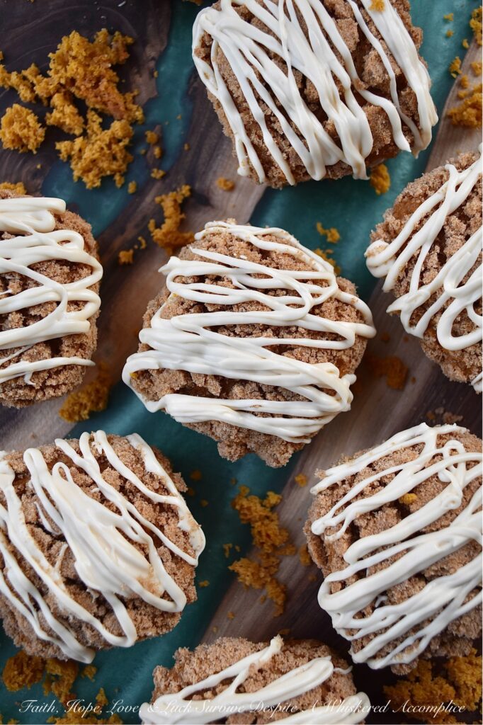Pumpkin Streusel Breakfast Squares - These breakfast squares are an easy and delicious way to start your day. Whether you make them in a brownie bar pan or a muffin tin, you'll be amazed at the transformation of an ordinary box of spice cake mix into something extraordinary. The sweet pumpkin flavor is enhanced with a cinnamon streusel topping and a decadent powdered sugar drizzle. With the simple ingredients and minimal prep time involved in making these delightful breakfast squares, you'll be sure to have a delicious start to your day.