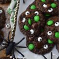 Green-Eyed Monster Chocolate Oatmeal Cookies - Not only do these Green-Eyed Monster Chocolate Oatmeal Cookies look super-adorable with their candy eyeballs and green M&M’s, but they’re also loaded with dark chocolate chips for a sweet tasty chocolaty bonus. These not-so-scary chocolate oatmeal cookies are sure to delight both kids and adults alike. Serve them with a glass of cold milk for a truly festive treat.