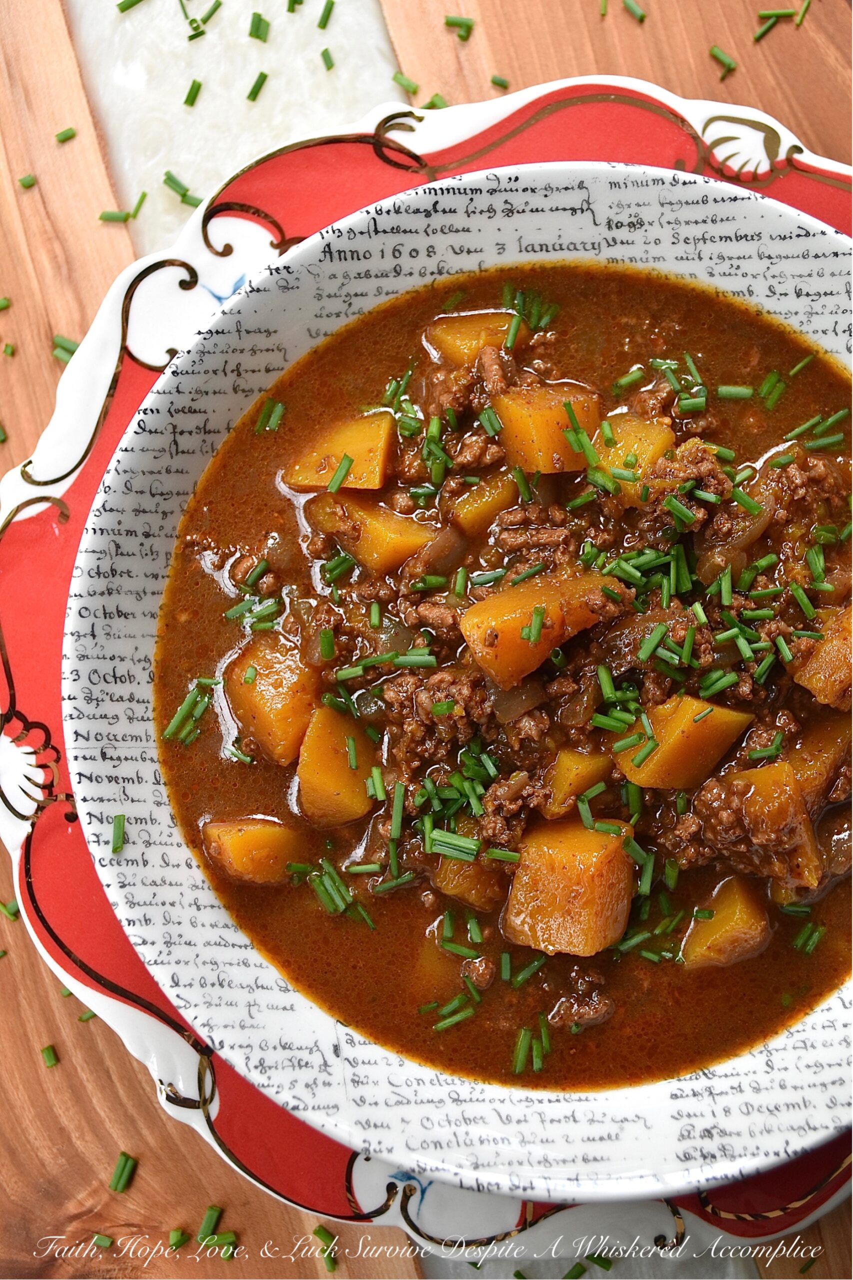 Butternut Squash Oktoberfest Ground Beef Chili