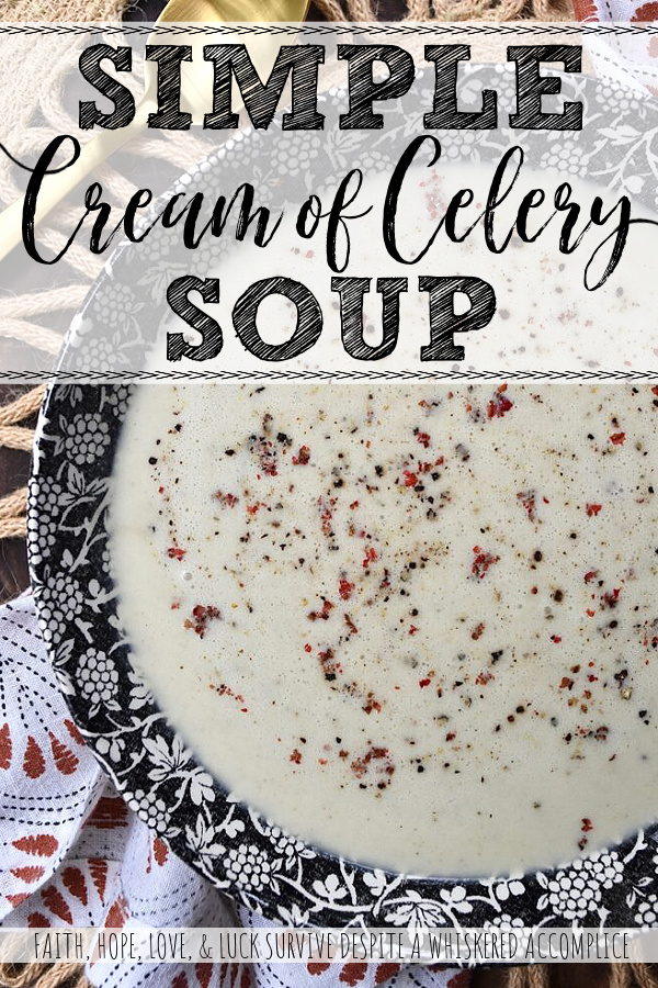 Simple Cream of Celery Soup - This simple cream of celery soup is easy to make and full of flavor. It uses celery, celery seed, sweet yellow onion, and a touch of dry sherry and heavy whipping cream for flavor and richness. All the ingredients are cooked together until tender, then blended until smooth. Serve this creamy soup alongside a perfectly toasted grilled cheese sandwich for an irresistibly delicious and comforting meal.
