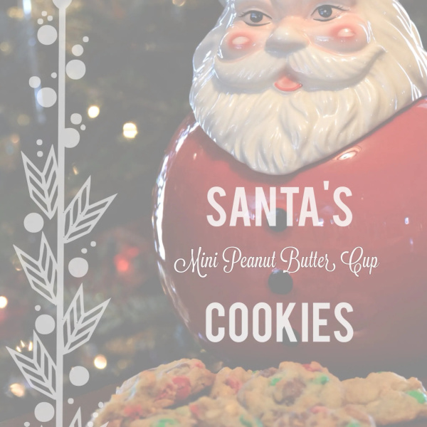 Santa's Mini Peanut Butter Cup Cookies - These holiday cookies are the perfect combination of salty and sweet while being crunchy and soft at the same time. Whether you're looking for a tasty cookie to serve at your next holiday gathering or just a delicious snack to enjoy, these peanut butter and chocolate holiday cookies are sure to please. They're loaded with mini peanut butter cups, festive Christmas M&M's, and roughly chopped peanuts, making them an all-time favorite cookie. Enjoy these festive treats all season long and make sure to save some for Santa on Christmas Eve.