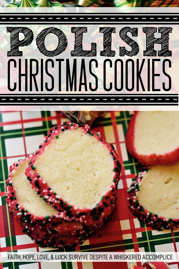 Polish Christmas Cookies - Krakiowanki, also known as Polish Christmas Cookies, are butter and cream cheese slice-and-bake cookies, coated in sprinkles or colored sugar. With their colorful and festive presentation, these simple and delicious cookies make a great addition to any holiday cookie plate or tray.