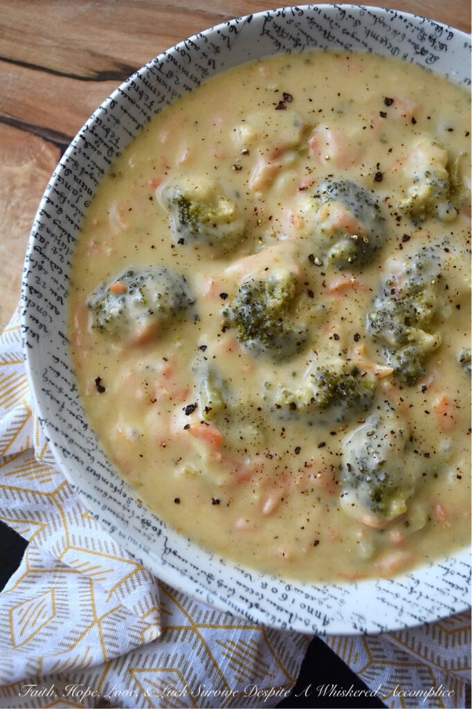 Chunky Broccoli Cheddar Beer Cheese Soup - There's nothing quite like a hearty, chunky one-pot soup to warm you up on a chilly day. This beer cheese soup, made with tender broccoli florets and grated carrots, packs a punch of flavor with the addition of tangy extra sharp cheese, spicy brown mustard, and a bottle of your favorite lager beer. When served with a side of fresh bread, muffins, or biscuits, this soup becomes the ultimate comfort meal.