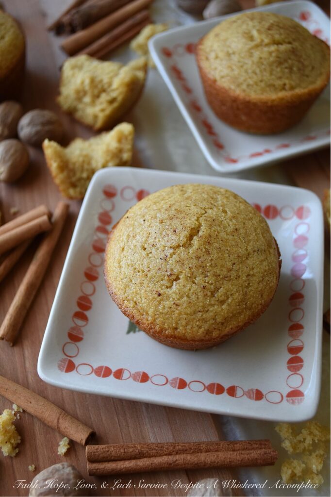 Small-Batch Eggnog Crumbly Cornbread Muffins - If you're looking for a delicious savory and slightly sweet muffin recipe to add to your holiday baking list, look no further than these small-batch cornbread muffins seasoned with eggnog, ground cinnamon, and freshly grated nutmeg. Whether you're serving these crumbly cornbread muffins alongside a warm bowl of soup or simply spreading them with some creamy butter, holiday jam, or apple butter, these muffins are sure to be a hit this holiday season.