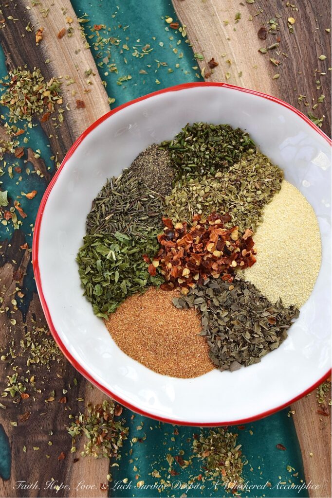 Homemade Italian Herb Seasoning Mix (No-Salt) - Making your own Italian herb seasoning mix is a real game changer, especially when there is no salt added. Not only does it give you the ability to control the salt content in your recipes, but it also allows you to customize the blend of herbs and spices to your liking. If you're crazy about garlic, add more garlic powder. If you prefer food a little bit spicier, add additional crushed red pepper flakes. The best part about this homemade seasoning is that it only takes a few minutes to make and can be stored for use in all of your favorite Italian recipes.