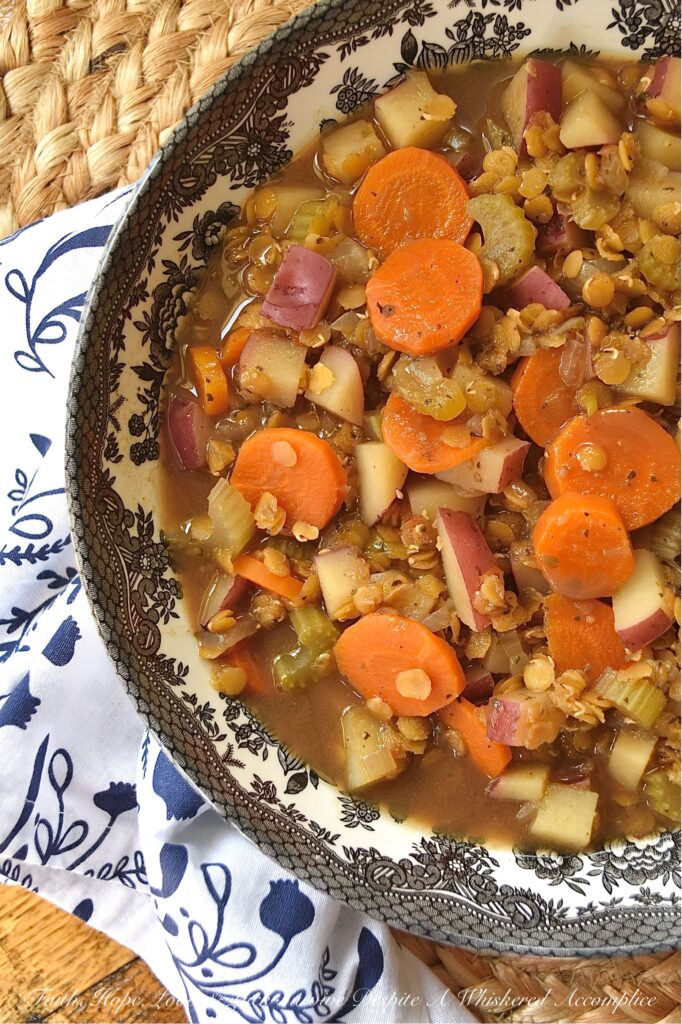 Healthy Crockpot Balsamic Italian Lentil Soup - This healthy crockpot soup is the perfect solution for those busy weeknights when you want something quick and easy for dinner, but also want to enjoy a guilt-free meal. Balsamic vinegar and honey give this soup a tangy and slightly sweet flavor, which pairs perfectly with the earthiness of the lentils, Italian seasoning, and fresh vegetables it contains. And, since this soup is slow-cooked, the vegetables and lentils retain their texture and don't turn into mush like they sometimes do when cooked on a stovetop.