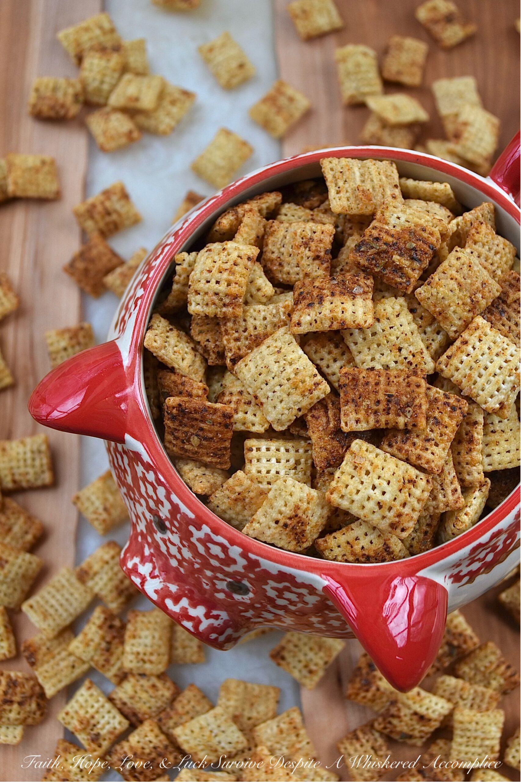 Spicy Barbecue Seasoned Rice Chex Mix