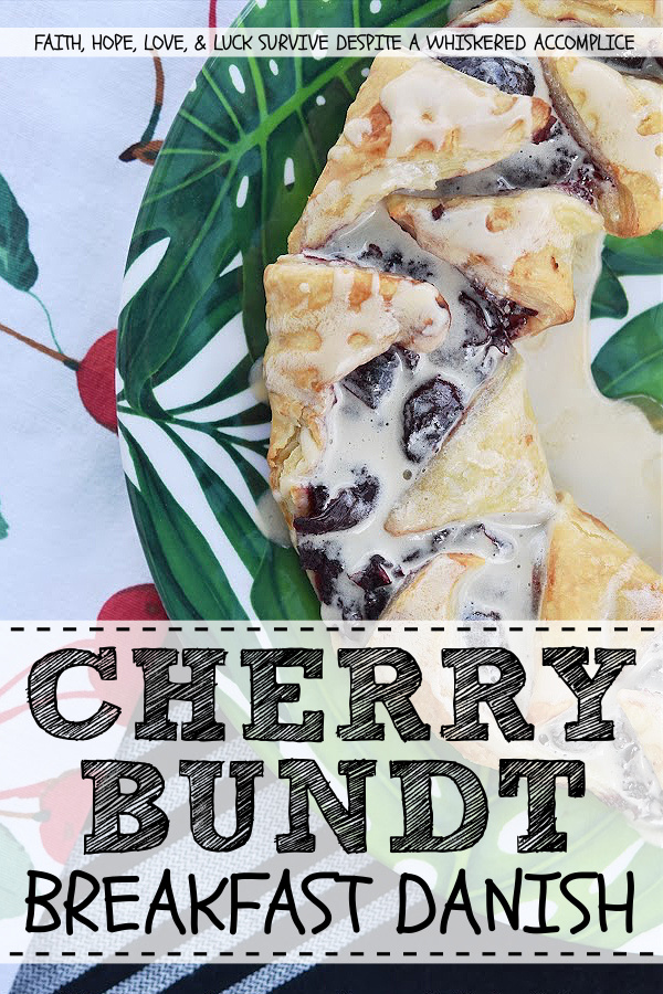 Cherry Bundt Breakfast Danish - Try using your Bundt pan for something other than a cake for once by using puff pastry and cherry pie filling to create a quick and easy breakfast danish. You'll love just how easy this recipe is to make and you'll love how it tastes even more.