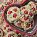 Chocolate Chunk Cookies with Peanut M&M's - If you're a cookie lover, these sweet and salty chocolate chunk cookies are a must-try. They're loaded with semi-sweet chocolate chunks and crunchy cocktail peanuts, to create a dessert that offers the perfect balance of sweet and salty flavors in every bite. And, by adding colorful Peanut M&M's on top, you can easily customize these cookies for almost any special occasion or holiday.