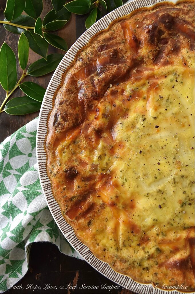 Sweet Italian Sausage Quiche with Ricotta - Whether served for breakfast, brunch, lunch, or dinner, this savory pie never fails to please. With its creamy ricotta cheese and egg filling and its flavorful browned sweet Italian sausage, this quiche is sure to be an instant hit. You can easily use a store-bought pie crust or make your own for a truly homemade experience. And, with the added kick of Italian herb seasoning mix, this quiche is bursting with flavor. So why not add this flavorful quiche to your menu rotation today?