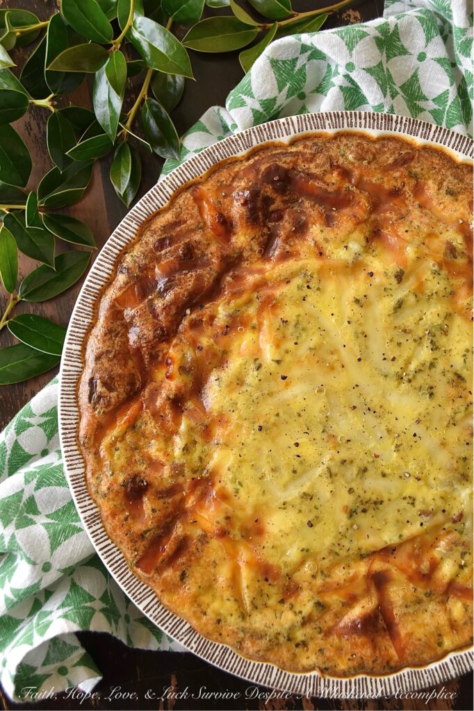 Sweet Italian Sausage Quiche with Ricotta - Whether served for breakfast, brunch, lunch, or dinner, this savory pie never fails to please. With its creamy ricotta cheese and egg filling and its flavorful browned sweet Italian sausage, this quiche is sure to be an instant hit. You can easily use a store-bought pie crust or make your own for a truly homemade experience. And, with the added kick of Italian herb seasoning mix, this quiche is bursting with flavor. So why not add this flavorful quiche to your menu rotation today?