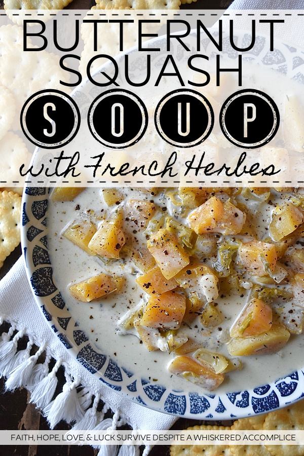 Butternut Squash Soup with French Herbes - This Butternut Squash Soup with French Herbes combines the natural sweetness of butternut squash with the aromatic blend of Herbes de Provence, creating a delicious and flavorful bowl of comfort. The addition of dry sherry adds a subtle depth to the soup, making it a perfect dish for just about any occasion. With a generous amount of butternut squash, celery, and onion, this soup is not only delicious but also packed with vegetable flavor. So grab a spoon and get ready to indulge.