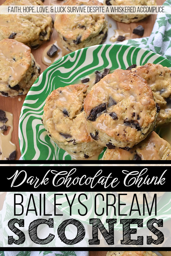Dark Chocolate Chunk Baileys Cream Scones - These scones are the ultimate treat for any Baileys enthusiast. Bursting with rich, creamy Baileys Irish Cream flavor and studded with indulgent chunks of dark chocolate, these scones are perfect for a special breakfast, tea time, or dessert treat. They have a crumbly texture, a luscious and boozy Baileys glaze, and just the right hint of sweetness to satisfy all of your cravings.