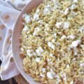 Orange & Feta Italian Orzo Pasta Salad - This simple orzo pasta salad is the perfect side dish to complement almost any meal. It's quick and easy to make, is neither too dry nor too oily, and has a bright orange citrusy flavor that pairs so well with its flavorful Italian dressing. A generous amount of feta cheese is the final touch to making this pasta salad incredibly delicious and irresistible.