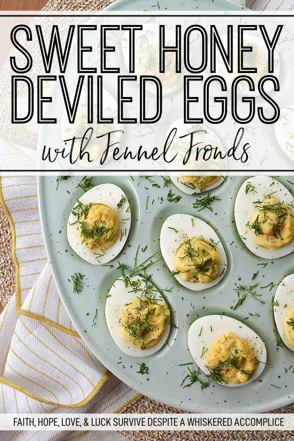 Sweet Honey Deviled Eggs with Fennel Fronds - If you're in search of a quick and easy recipe to prepare deviled eggs, this one is a perfect option. You can either use pre-shelled hard-boiled eggs from the store or hard-boil eggs at home. This simple and flavorful recipe includes a mix of sweet honey and spicy brown mustard, along with finely chopped fennel fronds that offer a hint of freshness and a pop of green color. Additionally, this recipe is an excellent way to utilize fennel fronds that might otherwise go to waste.