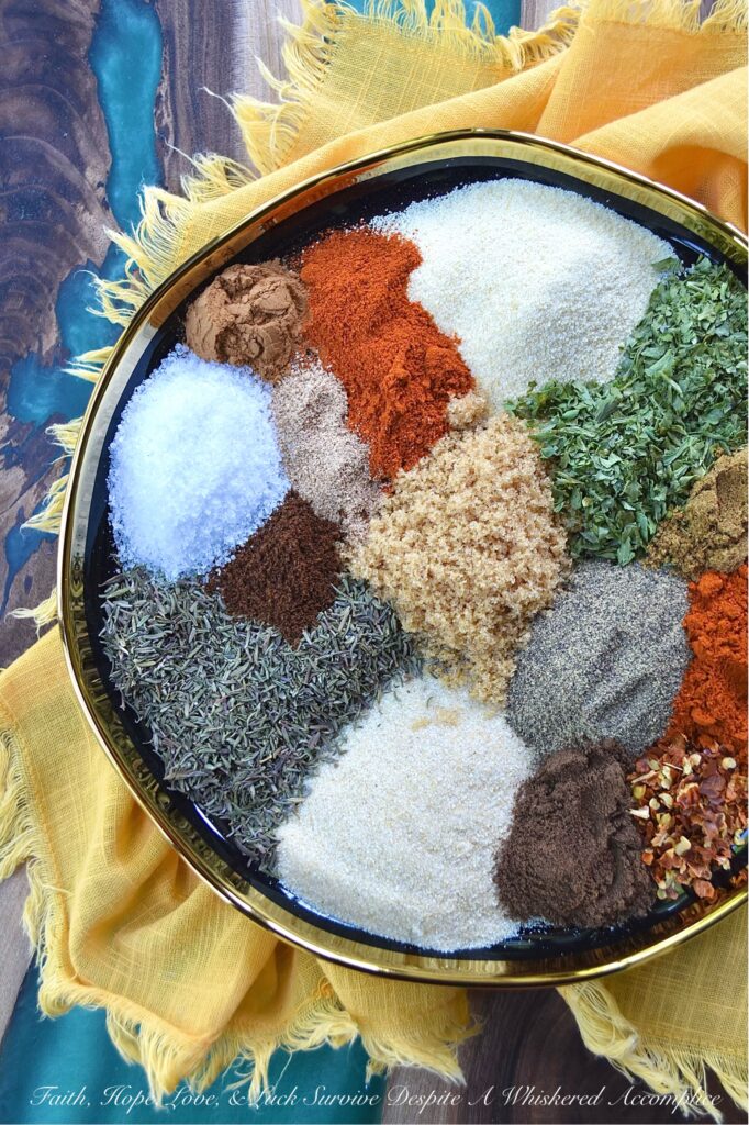 Brown Sugar Caribbean Jerk Seasoning - Crafted with the perfect blend of spices and the subtle sweetness of brown sugar, this homemade jerk seasoning is a lovely way to add a slightly sweet flavorful Caribbean spice profile to your everyday recipes. The amazing versatility of this seasoning mix is what makes it so special. It can be used to grill chicken, shrimp, or fish, however, it can also enhance the flavor of rotisserie chicken salad, roasted vegetables, and even deviled eggs. Don't be afraid to experiment and get creative with this easy-to-make Caribbean seasoning.
