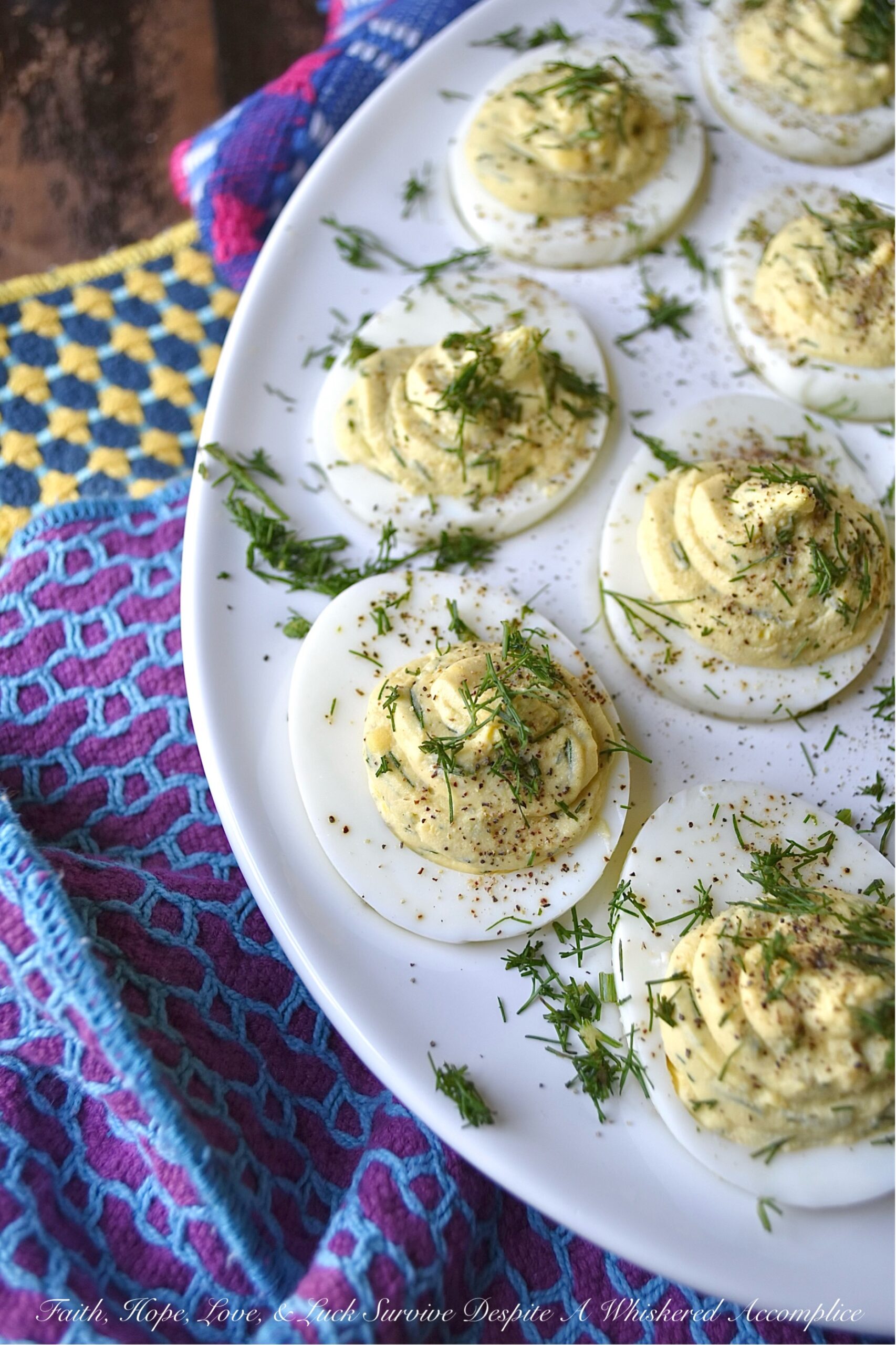 Fresh Dill Deviled Eggs with a Hint of Lemon