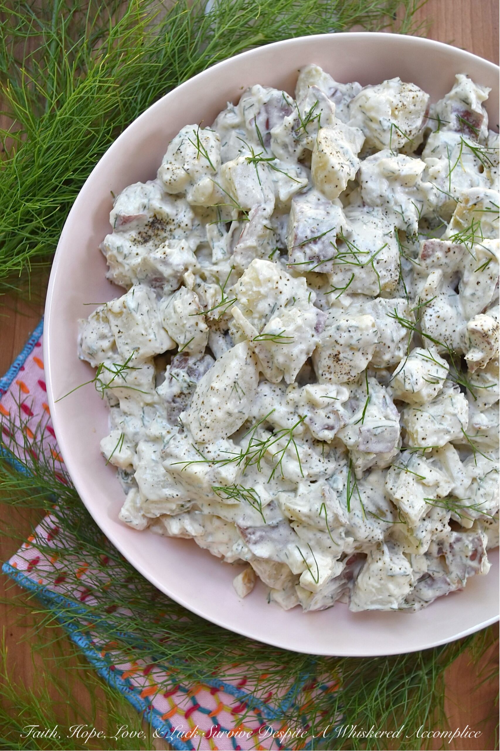 Creamy Potato Salad with Crunchy Fennel