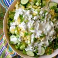 Creamy Ranch Corn & Cucumber Salad with Dill - If you consider yourself a true fan of ranch dressing, then you're in for a delightful treat with this creamy corn and cucumber salad made with fresh dill. Whether you’re hosting a backyard barbecue, looking for a refreshing dish to brighten up dinner, or simply craving a salad that stands out, this recipe will quickly become a family favorite with its combination of crisp summer vegetables and irresistible creamy ranch flavor.